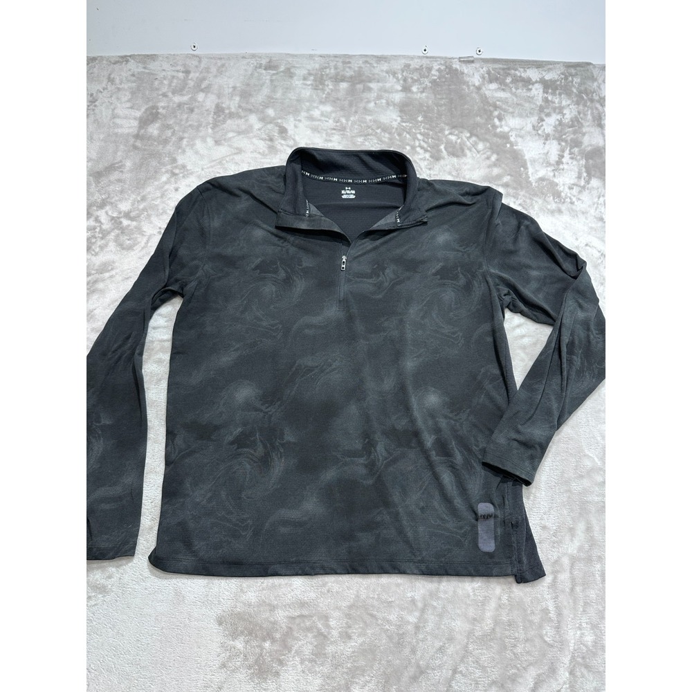 Under Armour Pullover Mens Size XL Charcoal Gray Smoke Long Sleeve 1/4 Zip‎ EUC